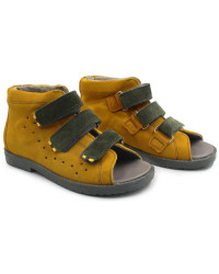 Sandały dla chłopca z obcasem thomasa do szkoły przedszkola Dawid 014 II gatunek