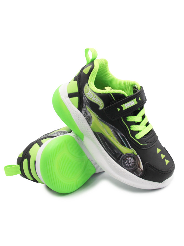 Buty Sportowe Na Wiosnę Dla Chłopca Primigi 8991000 Hot Wheels Świecąca Podeszwa LED