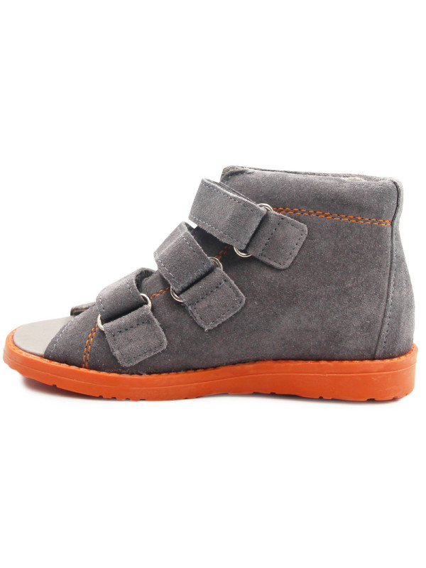 Sandały dla chłopca z obcasem thomasa do szkoły przedszkola Dawid 010 II gatunek