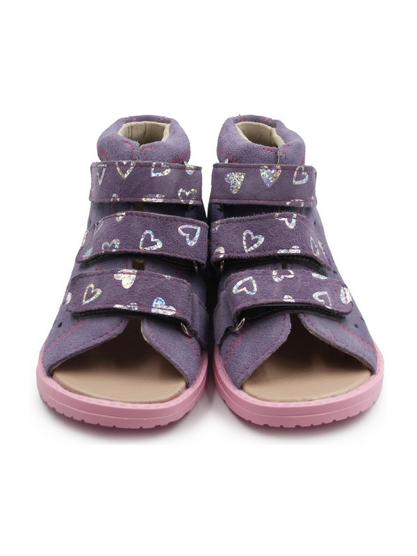 Kapcie profilaktczne dla dziewczynek wysoki zapiętek Dawid 005 II gatunek