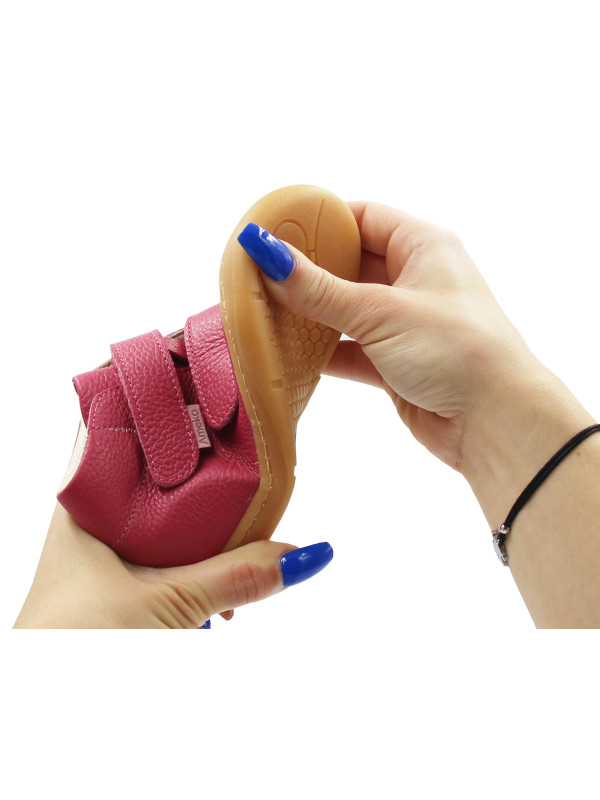 Buty Na Jesień Dla Dziewczynek Barefoot Ameko Dakota Fuxia