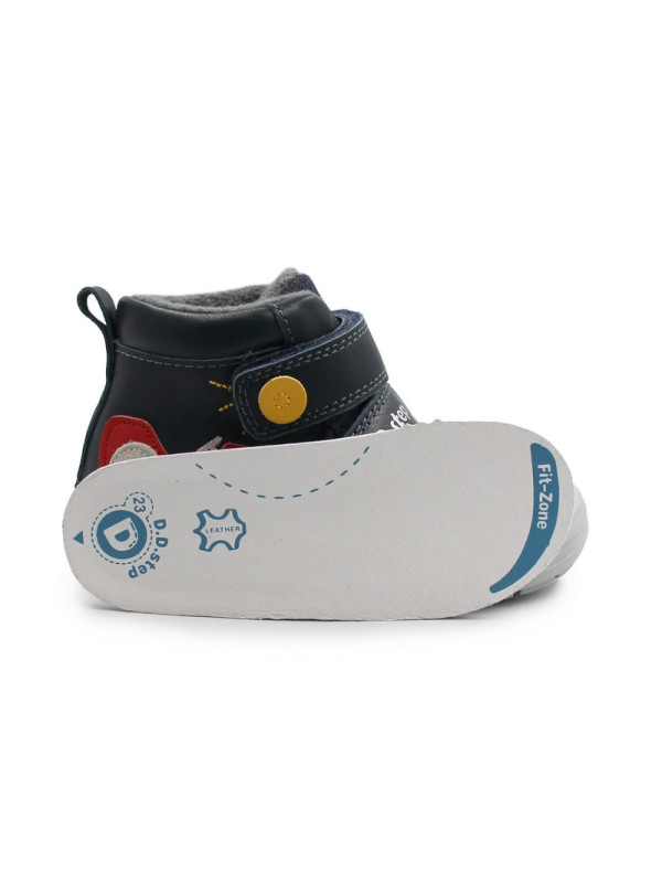 Chłopięce Buty Na Jesień i Zimę Zapinane Na Rzep DD STEP S071-52771Royal Blue