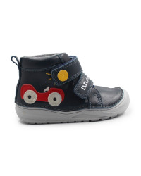 Chłopięce Buty Na Jesień i Zimę Zapinane Na Rzep DD STEP S071-52771Royal Blue