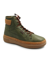 Trzewiki dla kobiet na jesień zimę Manitu 990354-07 grun