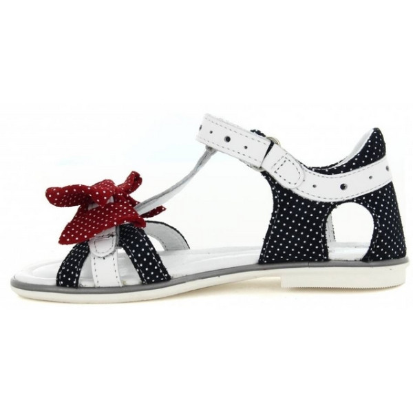 Eleganckie sandały z kokardką dla dziewczyn Bartek w-19182/1np