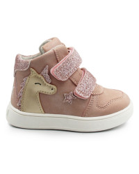 Brokatowe buciki dla dziewczynek na wiosne jednorożec Wojtyłko 1T26080