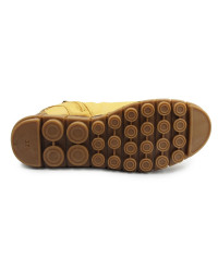 Buty damskie na jesień zimę ze skóry naturalnej Manitu 990678-06 gelb