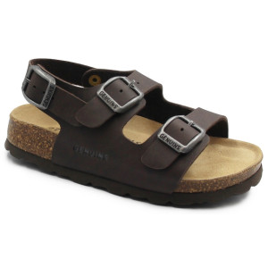 Brązowe Wygodne Sandały Dla Chłopca Genuins Congo Bio Natur Habana II gatunek