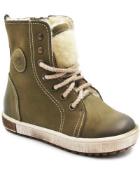 Kozaki dla chłopca na zimę ocieplane wełną Emel e 2651-7