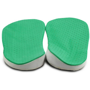 Wkładki ortopedyczne supinujące koślawość pięt i kolan Correct S zielony