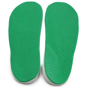 Wkładki ortopedyczne supinujące koślawość pięt i kolan Correct S zielony