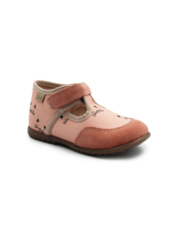 Kapcie  Dla Dziewczynek Do Przedszkola Różowe w Kotki Emel EK 5221-5