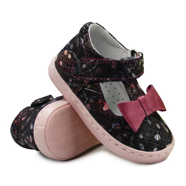 Baleriny dla dziewczynki na lato kapcie do przedszkola Mido 20-09 Kamyki