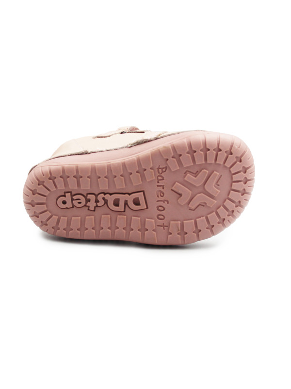 Buciki Dla Dziewczynki Na Jesień Barefoot Motylek DD STEP S070-52656T Baby Pink