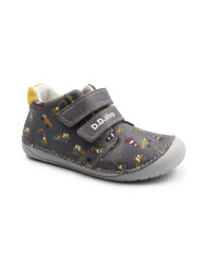Buty Na Jesień Dla Chłopczyka Barefoot w Koparki DD STEP S070-52480A Dark Grey