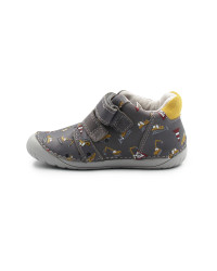 Buty Na Jesień Dla Chłopczyka Barefoot w Koparki DD STEP S070-52480A Dark Grey