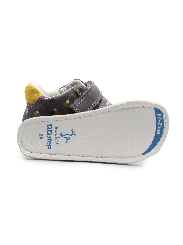 Buty Na Jesień Dla Chłopczyka Barefoot w Koparki DD STEP S070-52480A Dark Grey
