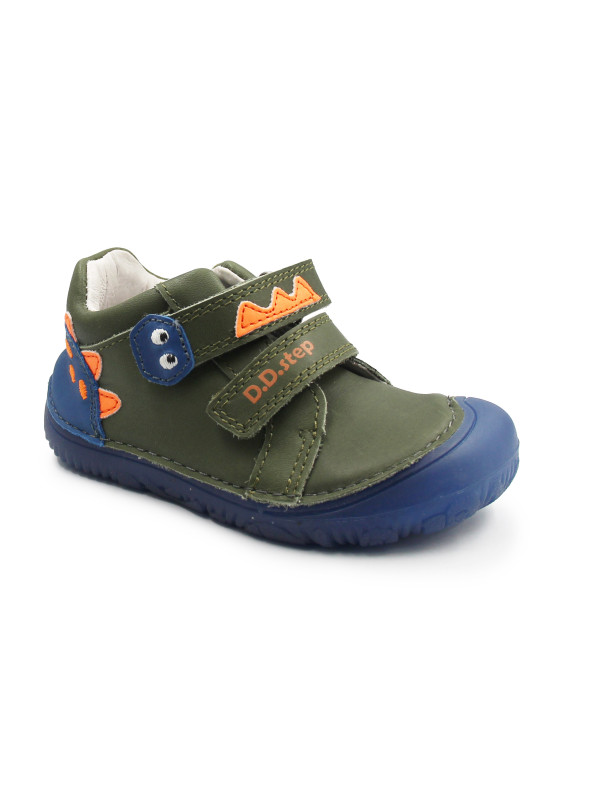 Buty Dziecięce Na Wiosnę Dla Chłopczyka Podeszwa Barefoot Świecące w Ciemności DD STEP S073-52875AZ Khaki