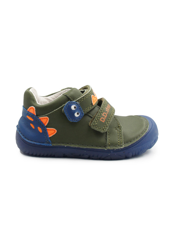 Buty Dziecięce Na Wiosnę Dla Chłopczyka Podeszwa Barefoot Świecące w Ciemności DD STEP S073-52875AZ Khaki