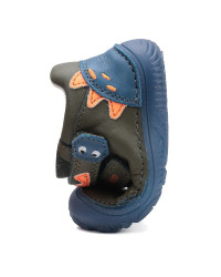 Buty Dziecięce Na Wiosnę Dla Chłopczyka Podeszwa Barefoot Świecące w Ciemności DD STEP S073-52875AZ Khaki