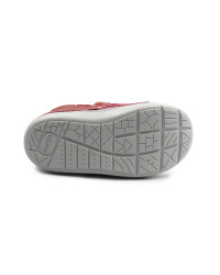 Buty Dziewczęce Na Jesień Na Rzep w Kwiatuszki DD STEP S066-52842BT Raspberry