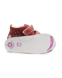 Buty Dziewczęce Na Jesień Na Rzep w Kwiatuszki DD STEP S066-52842BT Raspberry