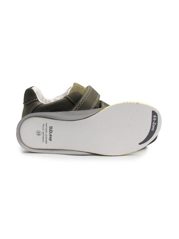 Chłopięce Buty Na Jesień Półbuty LED DD STEP S068-52288MZ Khaki