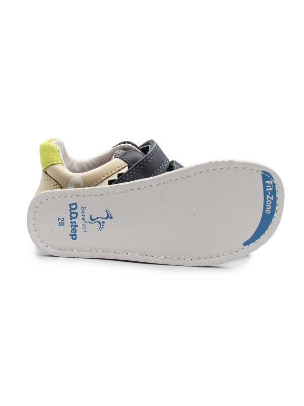 Chłopięce Buty Na Jesień Trzewiki Barefoot DD STEP S063-52328BM Royal Blue