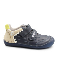 Chłopięce Buty Na Jesień Trzewiki Barefoot DD STEP S063-52328BM Royal Blue