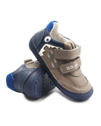 Chłopięce Buty Na Wiosnę Barefoot Brązowe DD STEP S063-52328AM+ Chocolate