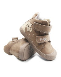 Buty Na Jesień z Jednorożcem za Kostkę Brązowe PONTE DA06-5-2678AU Bronze