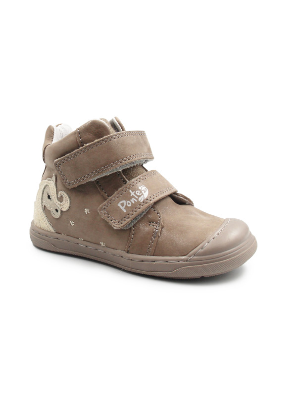 Buty Na Jesień z Jednorożcem za Kostkę Brązowe PONTE DA06-5-2678AU Bronze