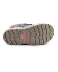 Buty Zimowe Dla Dziewczynek Ocieplane Wełną Bartek 84007-70