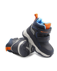 Dziecięce Buty Na Zimę Ocieplane Dla Chłopczyka Wojtyłko 1Z26091 Granat