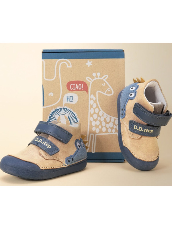 Dziecięce Buty Na Jesień Dla Chłopczyków DD STEP S066-52509 Cream