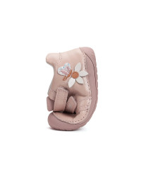 Buciki Dla Dziewczynki Na Wiosnę Barefoot Motylek DD STEP S070-52656T Baby Pink