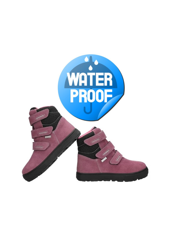 Buty Na Zimę Dziecięce Dla Dziewczynki Fioletowe Ocieplane Bartek 84011-85