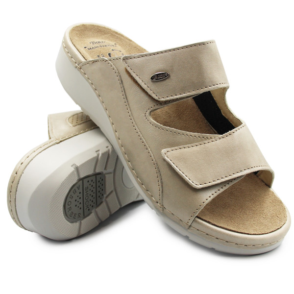 Skórzane Klapki Damskie Batz Trudi