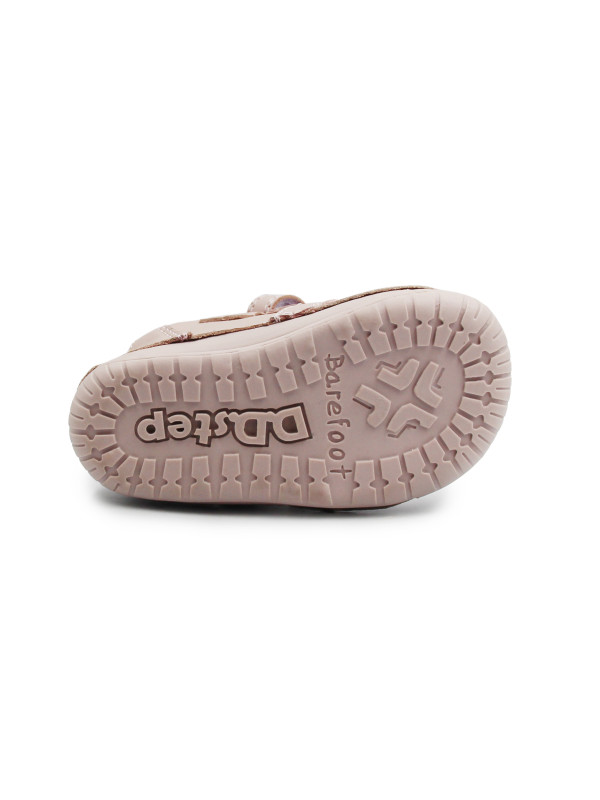 Różowe Buty Dla Dziewczynek Na Wiosnę Elastyczne Barefoot DD STEP S070-51253AT