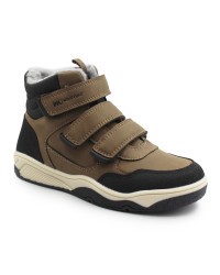 Ocieplane Buty Na Jesień i Zimę Dla Chłopca Młodzieżowe Wojtyłko 5Z26104 Brązowy