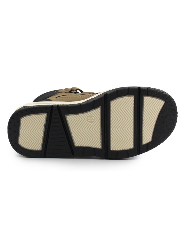 Ocieplane Buty Na Jesień i Zimę Dla Chłopca Młodzieżowe Wojtyłko 5Z26104 Brązowy