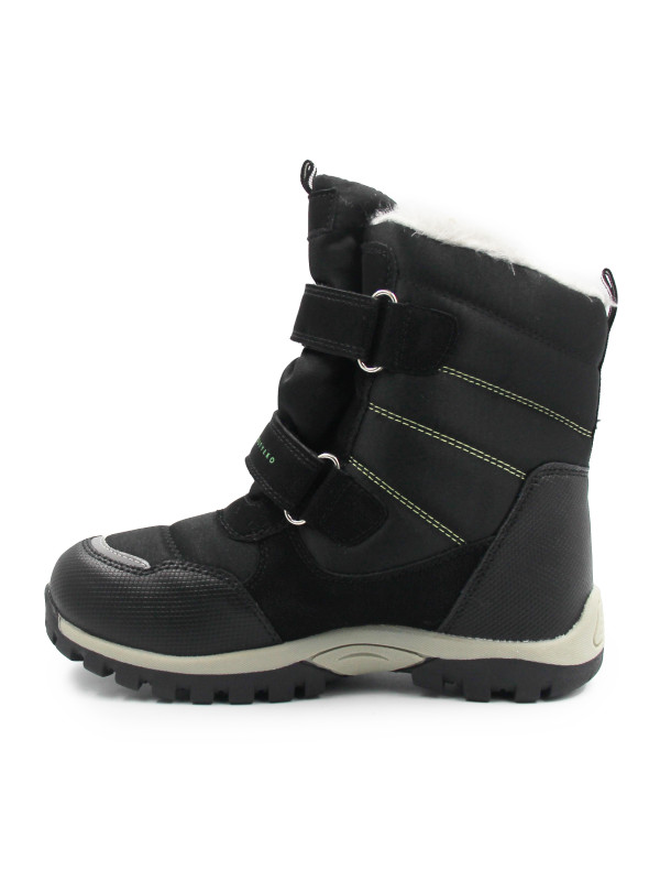 Czarne Śniegowce Chłopięce Młodzieżowe Wojtyłko 5ZŚ26114