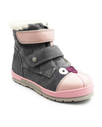 Buty Zimowe Dla Dziewczynek Ocieplane Wełną Bartek 84007-70