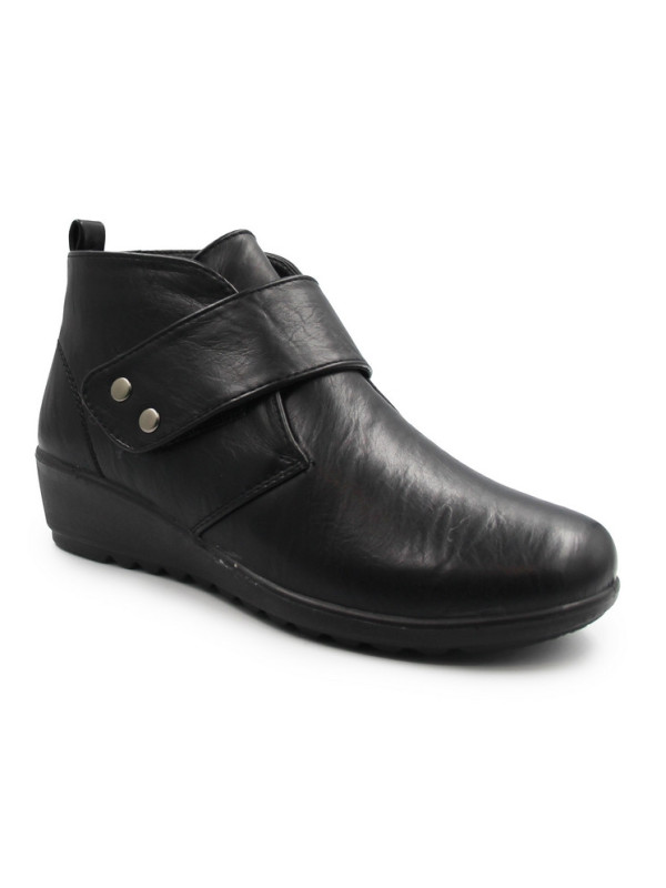 Damskie Buty Eleganckie Na Jesień i Zimę Ocieplane Wojtyłko 7ZB24008C Czarny