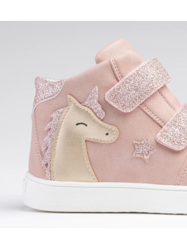 Brokatowe buciki dla dziewczynek na wiosne jednorożec Wojtyłko 1T26080