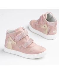 Brokatowe buciki dla dziewczynek na wiosne jednorożec Wojtyłko 1T26080