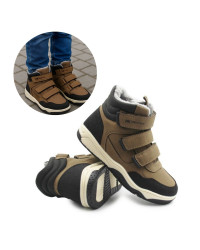 Ocieplane Buty Na Jesień i Zimę Dla Chłopca Młodzieżowe Wojtyłko 5Z26104 Brązowy