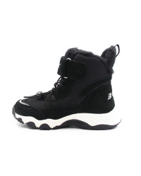 Dziecięce Buty Zimowe Ocieplane Czarne Wodoodporne Bartek 86307-81