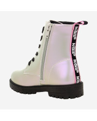 Holograficzne Buty Dla Dziewczynek Na Jesień z Ocieplanym Kocykiem Kozaki Stitch Bartek 88009-19