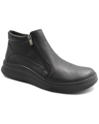 Damskie Buty Ocieplane Czarne Botki Helios 595